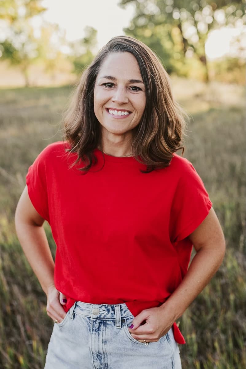 Becky Morquecho in a golden field